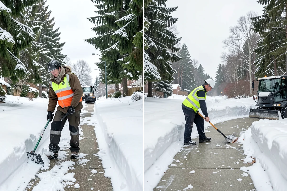 Emergency Walkway Clearing in Lyman, Skagit County, WA - Take the call and confirm the priority route