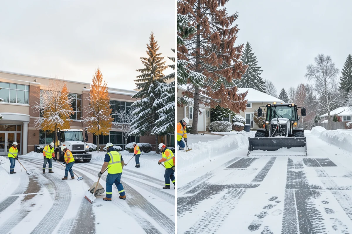 Emergency Walkway Clearing in Marysville, Snohomish County, WA - Take the call and confirm the priority route