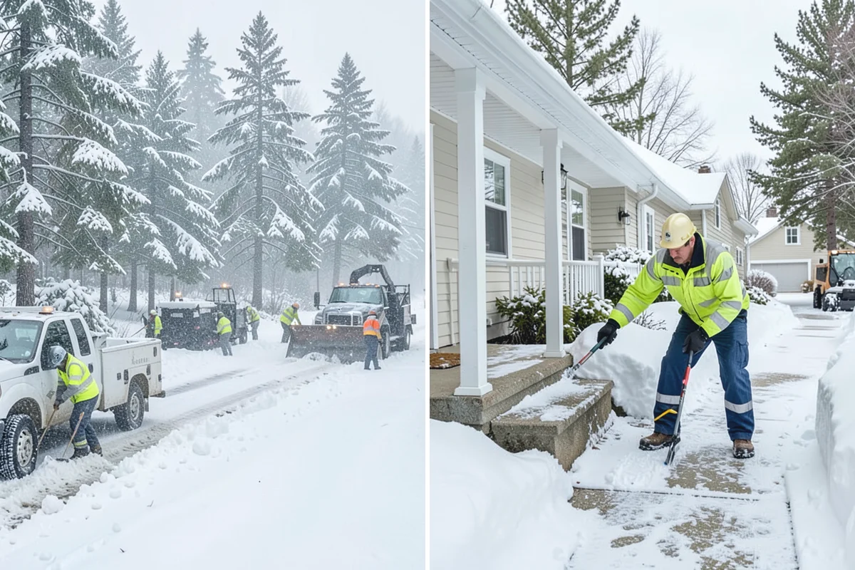 Emergency Walkway Clearing in Medina, King County, WA - Take the call and confirm the priority route