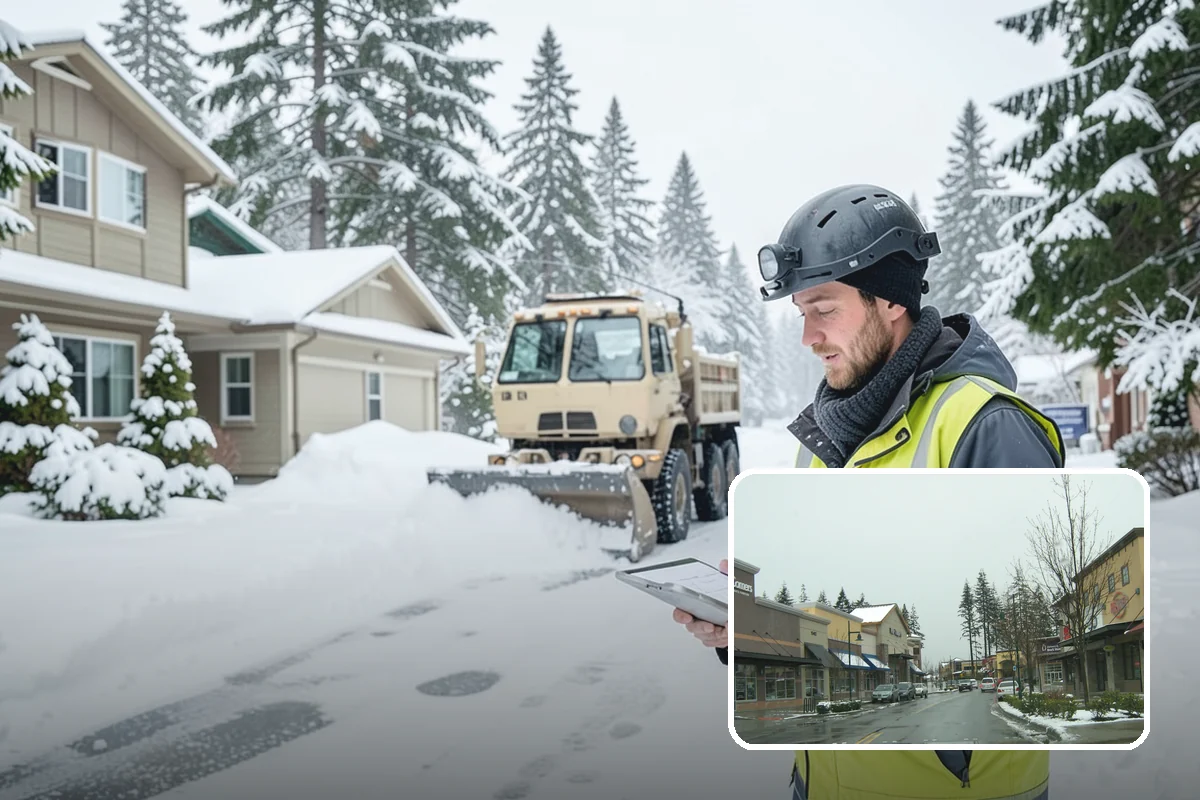 Emergency Walkway Clearing in Mill Creek, Snohomish County, WA - Provides fast response when you cannot wait for a routine visit