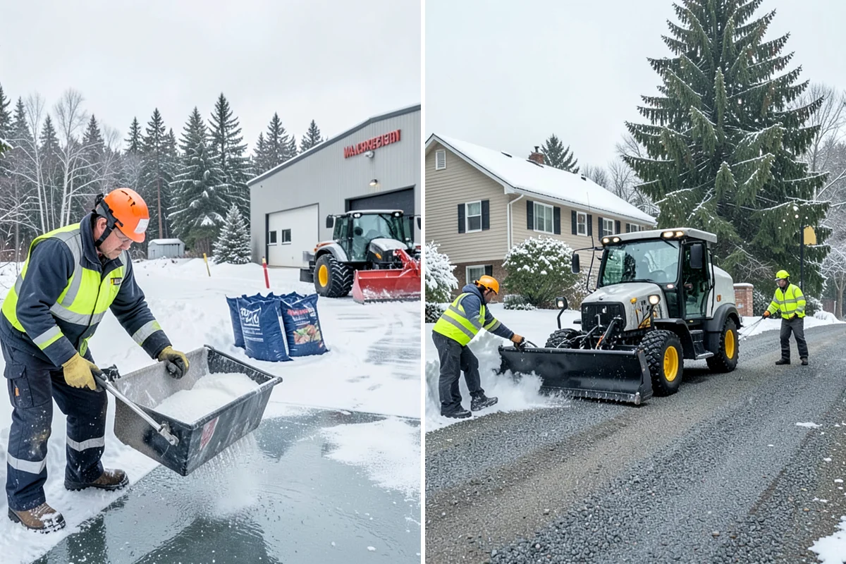 Emergency Walkway Clearing in Normandy Park, King County, WA - Take the call and confirm the priority route