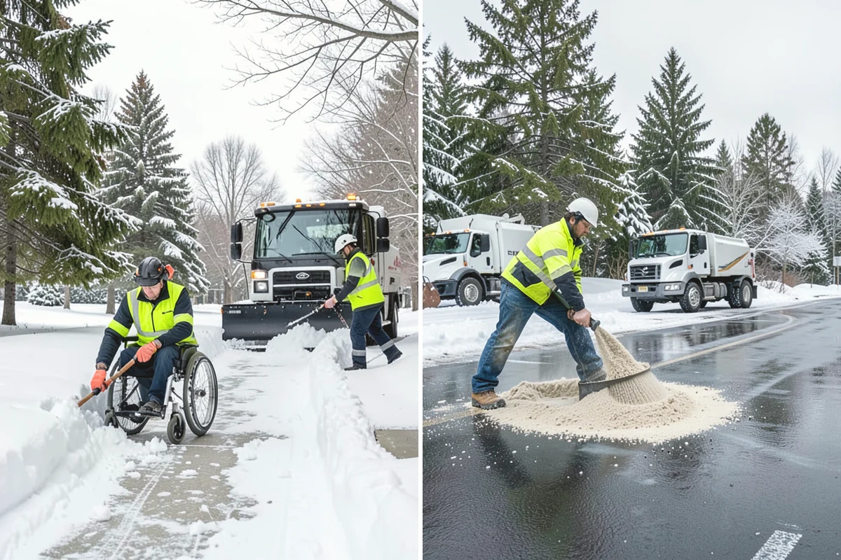 Emergency Walkway Clearing in North Bend, King County, WA - Take the call and confirm the priority route