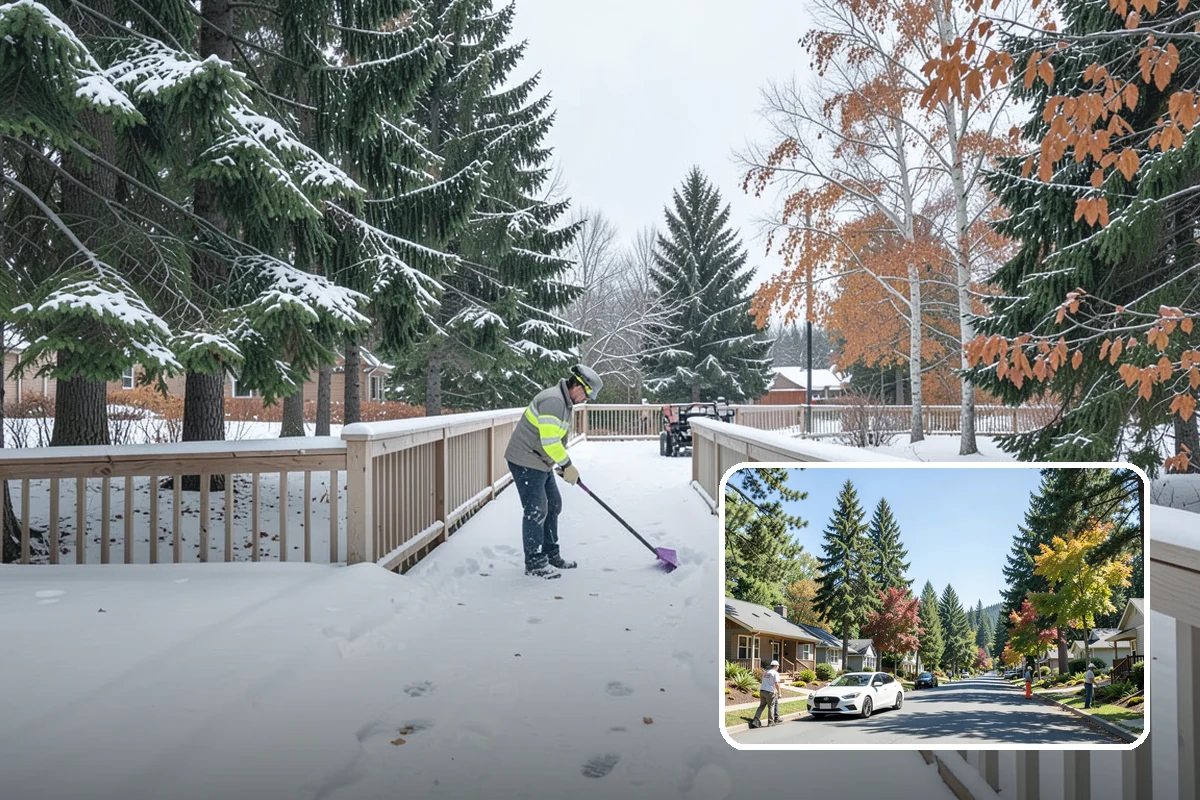 Emergency Walkway Clearing in Orting, Pierce County, WA - Provides fast response when you cannot wait for a routine visit