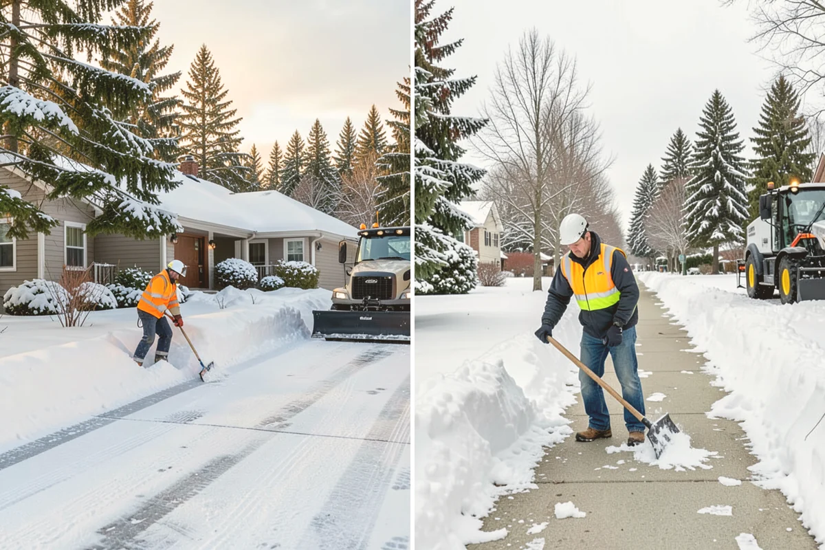 Emergency Walkway Clearing in Orting, Pierce County, WA - Take the call and confirm the priority route