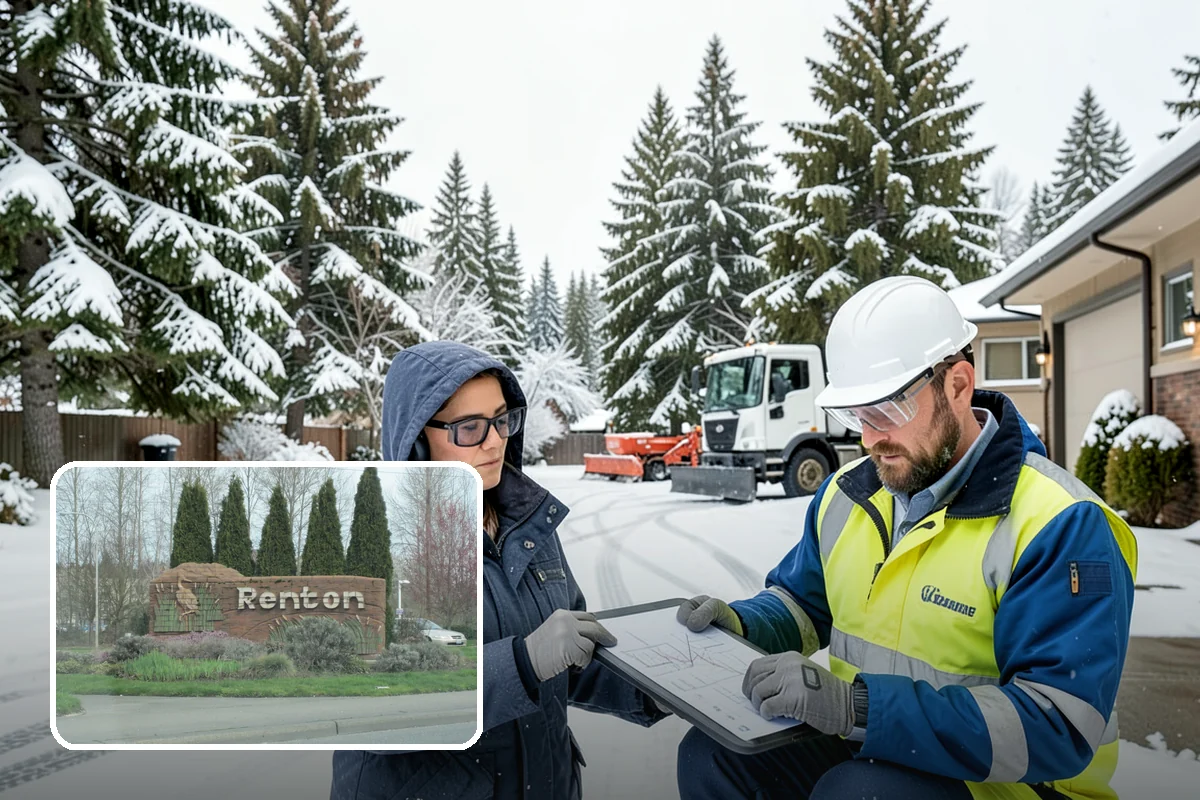 Emergency Walkway Clearing in Renton, King County, WA - Provides fast response when you cannot wait for a routine visit