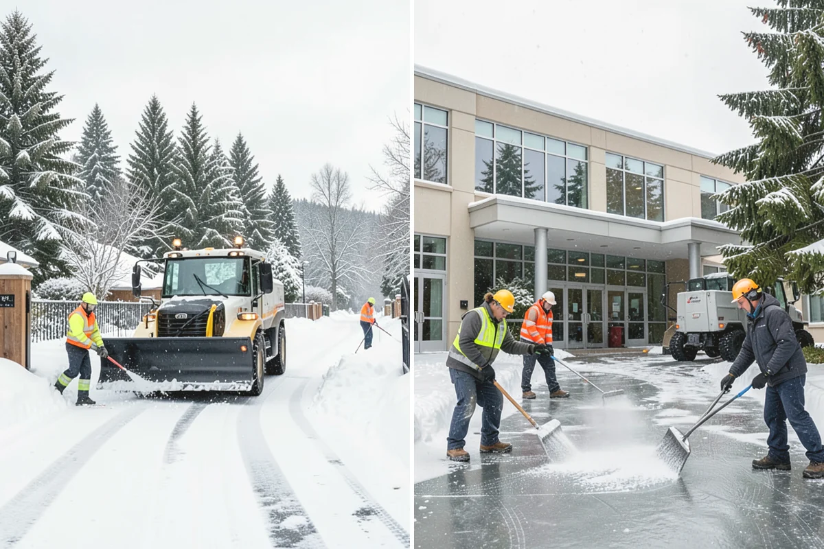 Emergency Walkway Clearing in Ruston, Pierce County, WA - Take the call and confirm the priority route