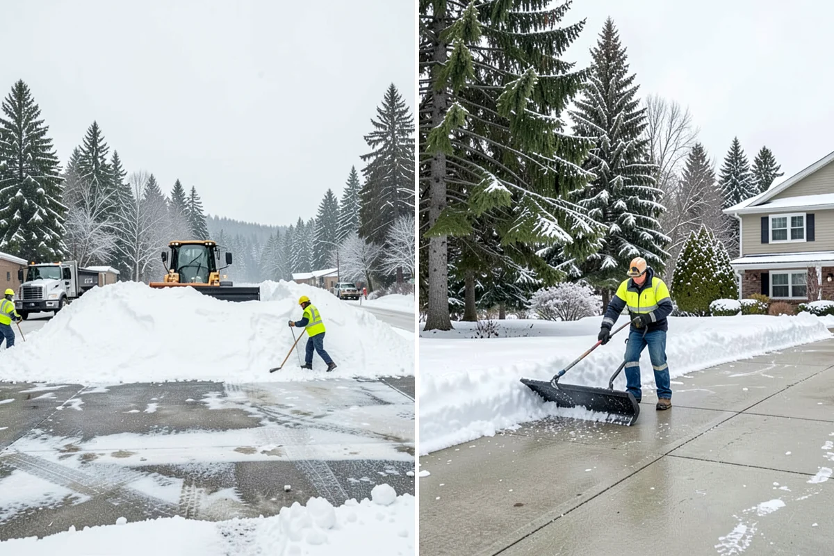 Emergency Walkway Clearing in Shoreline, King County, WA - Take the call and confirm the priority route