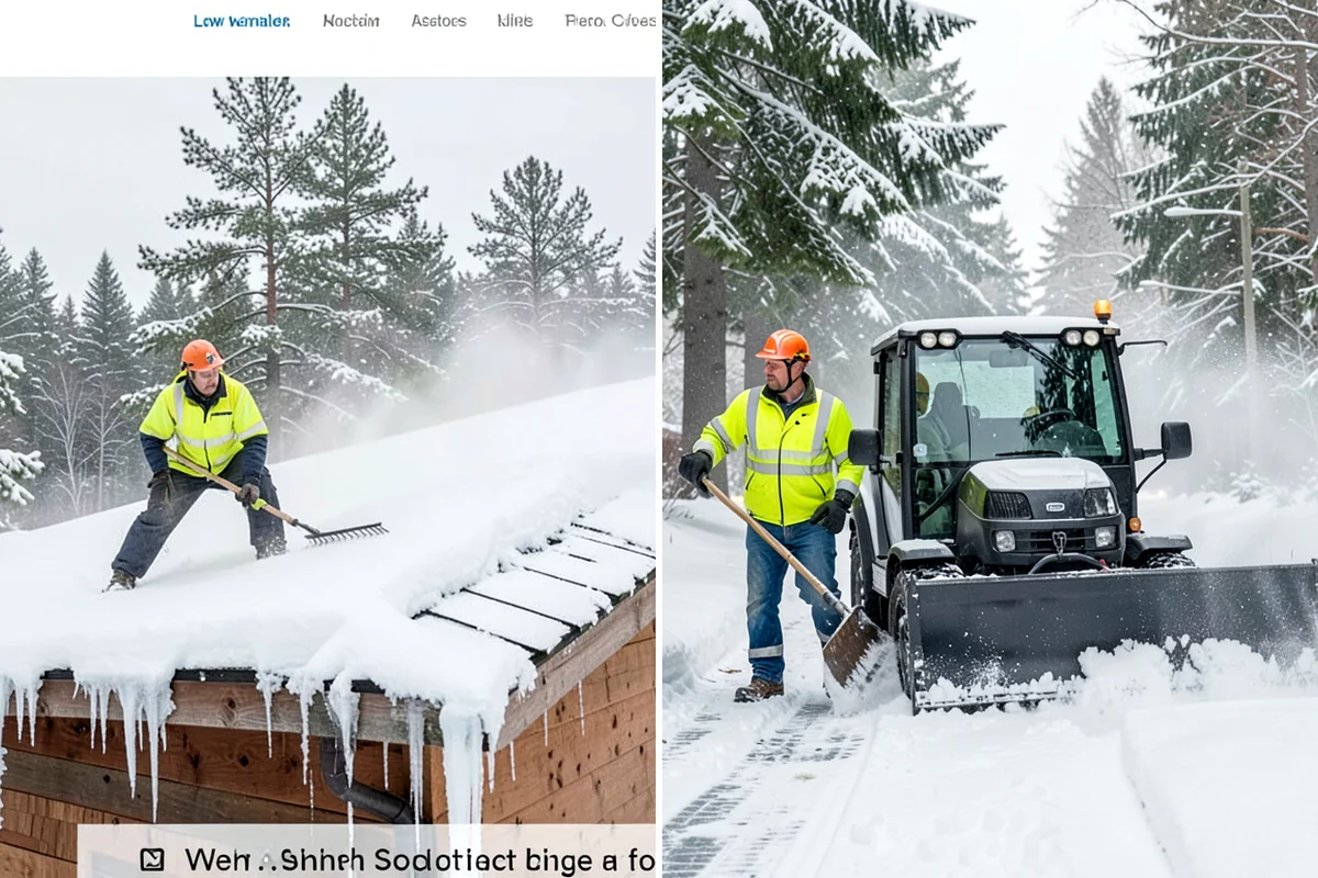 Emergency Walkway Clearing in Snoqualmie, King County, WA - Take the call and confirm the priority route
