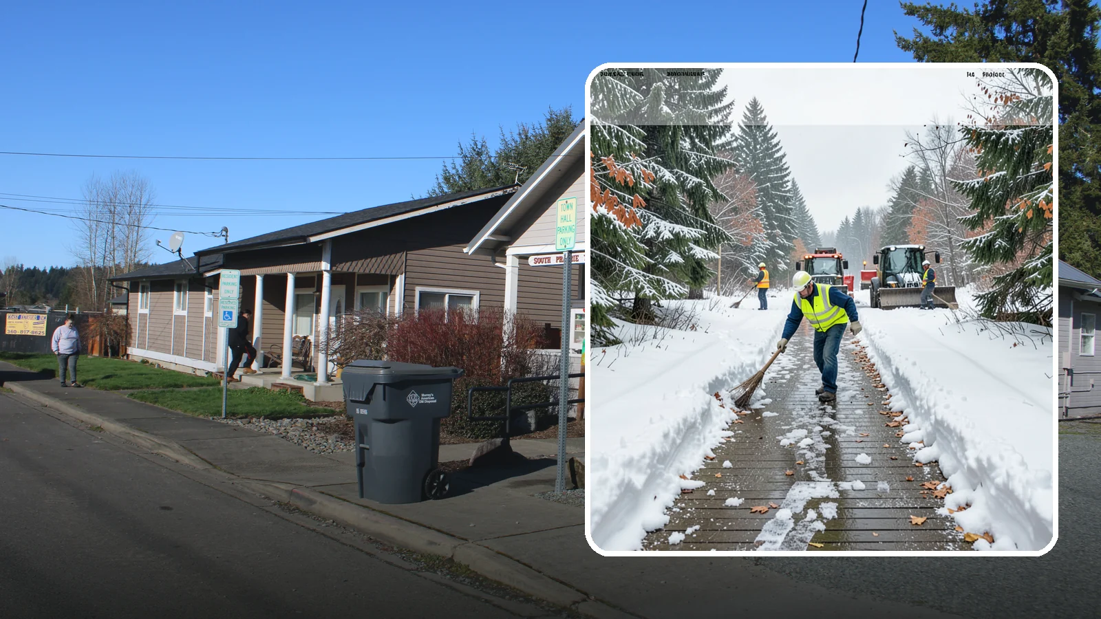 Emergency Walkway Clearing in South Prairie, Pierce County, WA - We respond on short notice to clear walkways when a sudden storm or urgent need makes safe passage critical.