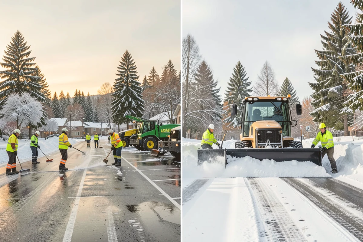 Emergency Walkway Clearing in Stanwood, Snohomish County, WA - Take the call and confirm the priority route