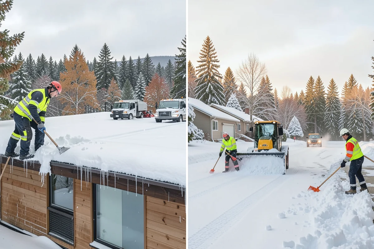 Emergency Walkway Clearing in Sumner, Pierce County, WA - Take the call and confirm the priority route