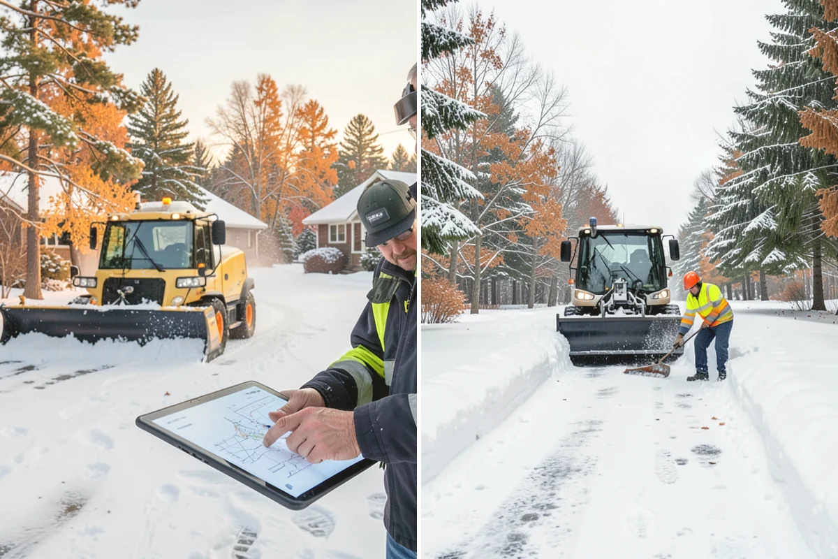 Emergency Walkway Clearing in Tukwila, King County, WA - Take the call and confirm the priority route