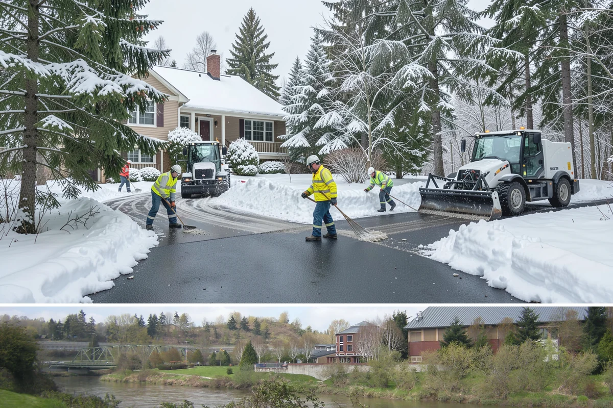 Emergency Walkway Clearing in Tukwila, King County, WA - Emergency walkway clearing is available whenever fast-moving Puget Sound storms create sudden hazards that cannot wait for a...