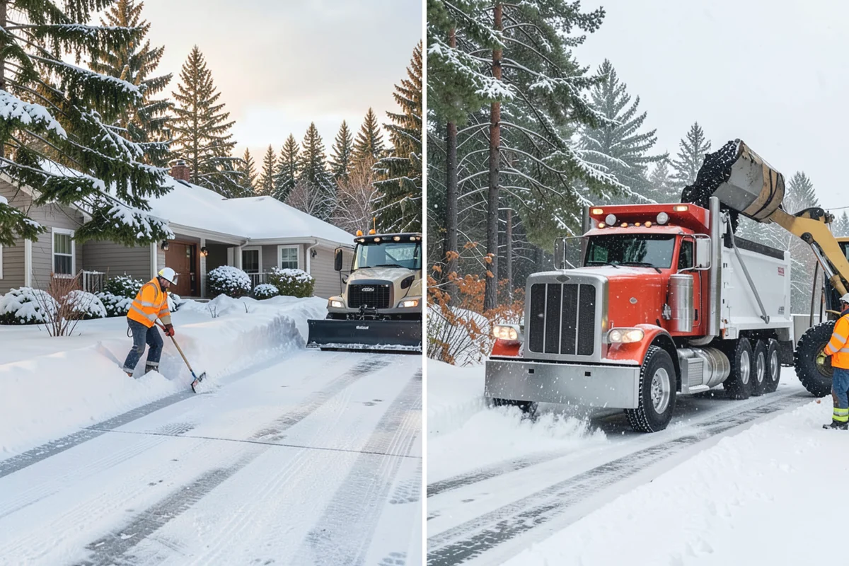 Emergency Walkway Clearing in Wilkeson, Pierce County, WA - Take the call and confirm the priority route