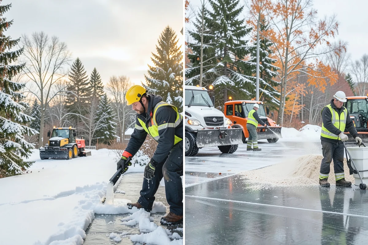 Emergency Walkway Clearing in Woodinville, King County, WA - Take the call and confirm the priority route