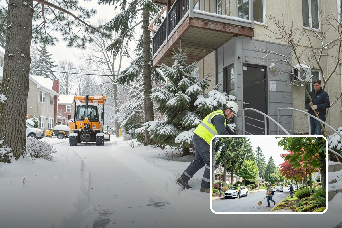 Entryway Clearing in Beaux Arts Village, King County, WA - Keeps the doorway itself clear and safe to enter