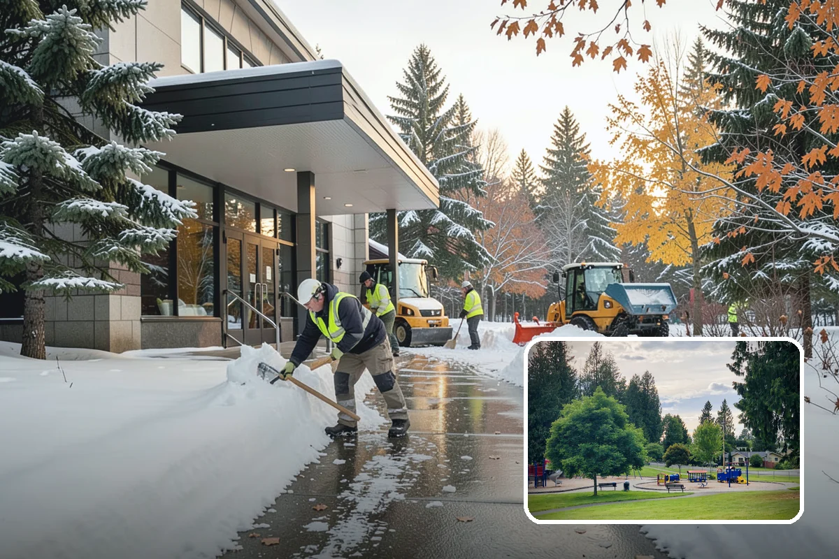 Entryway Clearing in Bonney Lake, Pierce County, WA - Keeps the doorway itself clear and safe to enter