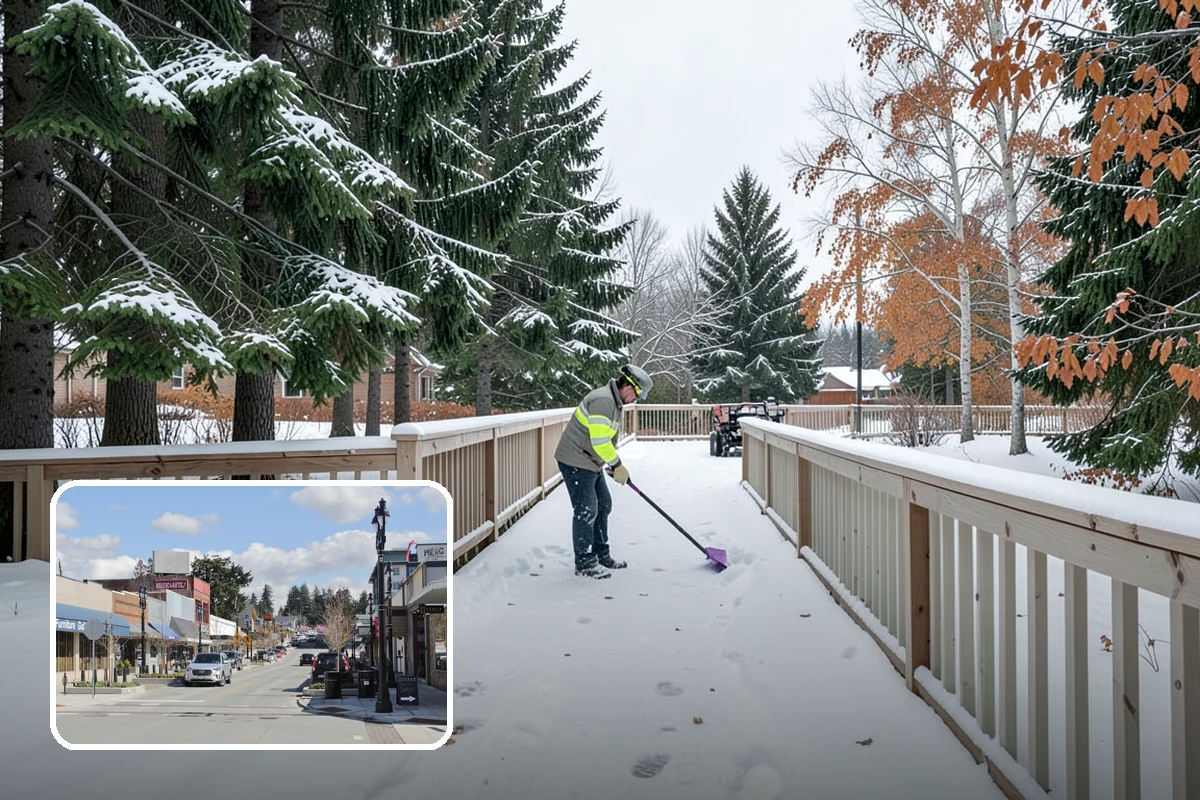 Entryway Clearing in Bothell, King County, WA - Keeps the doorway itself clear and safe to enter