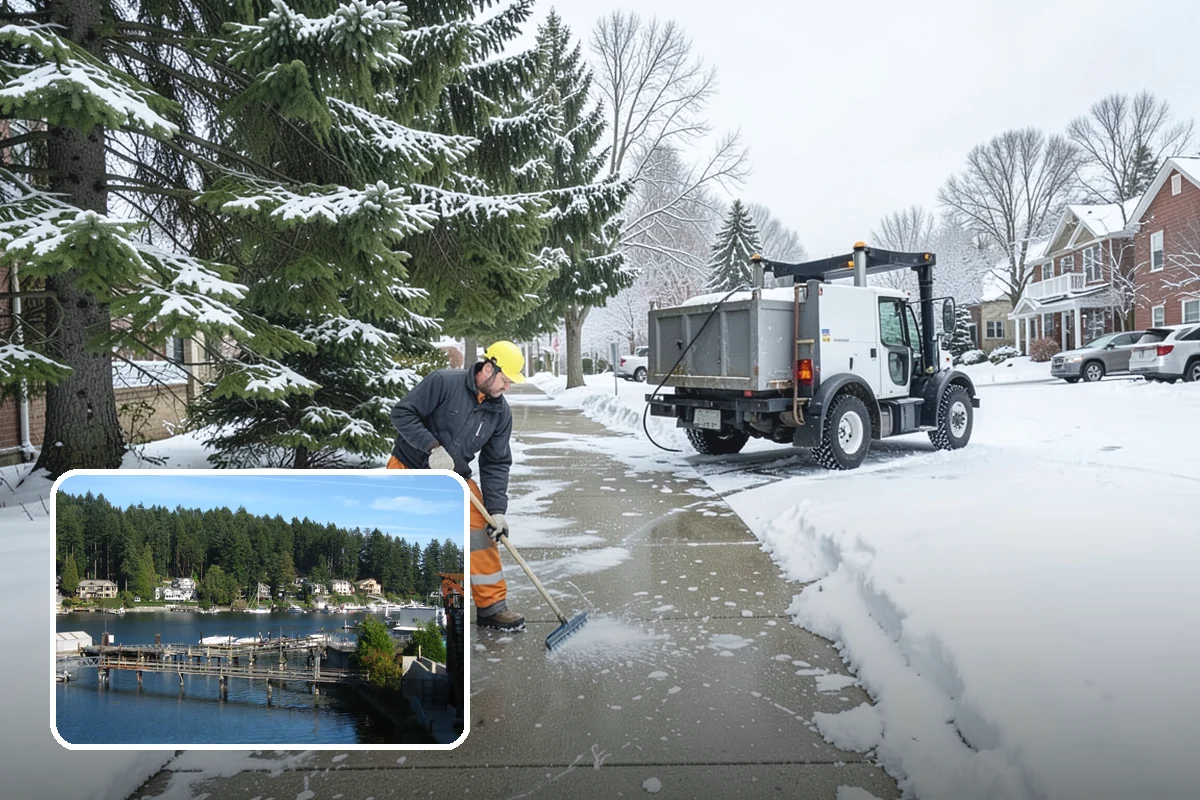 Entryway Clearing in Gig Harbor, Pierce County, WA - Keeps the doorway itself clear and safe to enter