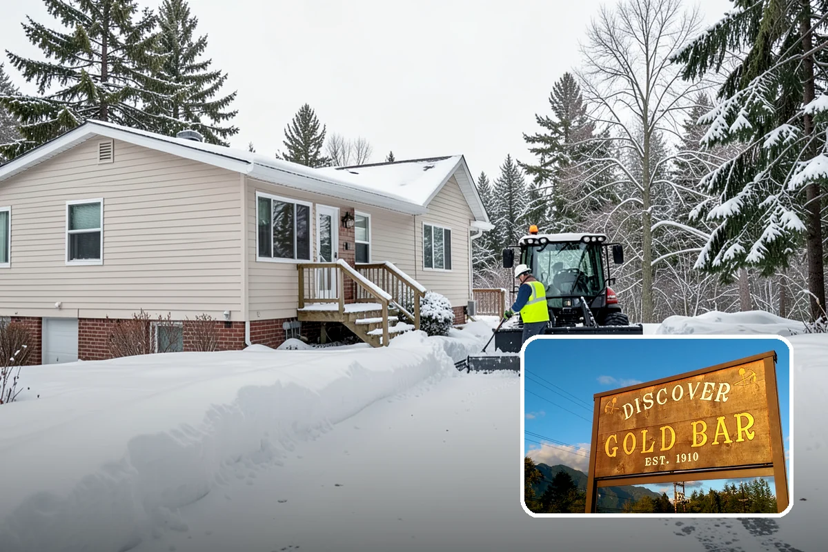 Entryway Clearing in Gold Bar, Snohomish County, WA - Keeps the doorway itself clear and safe to enter