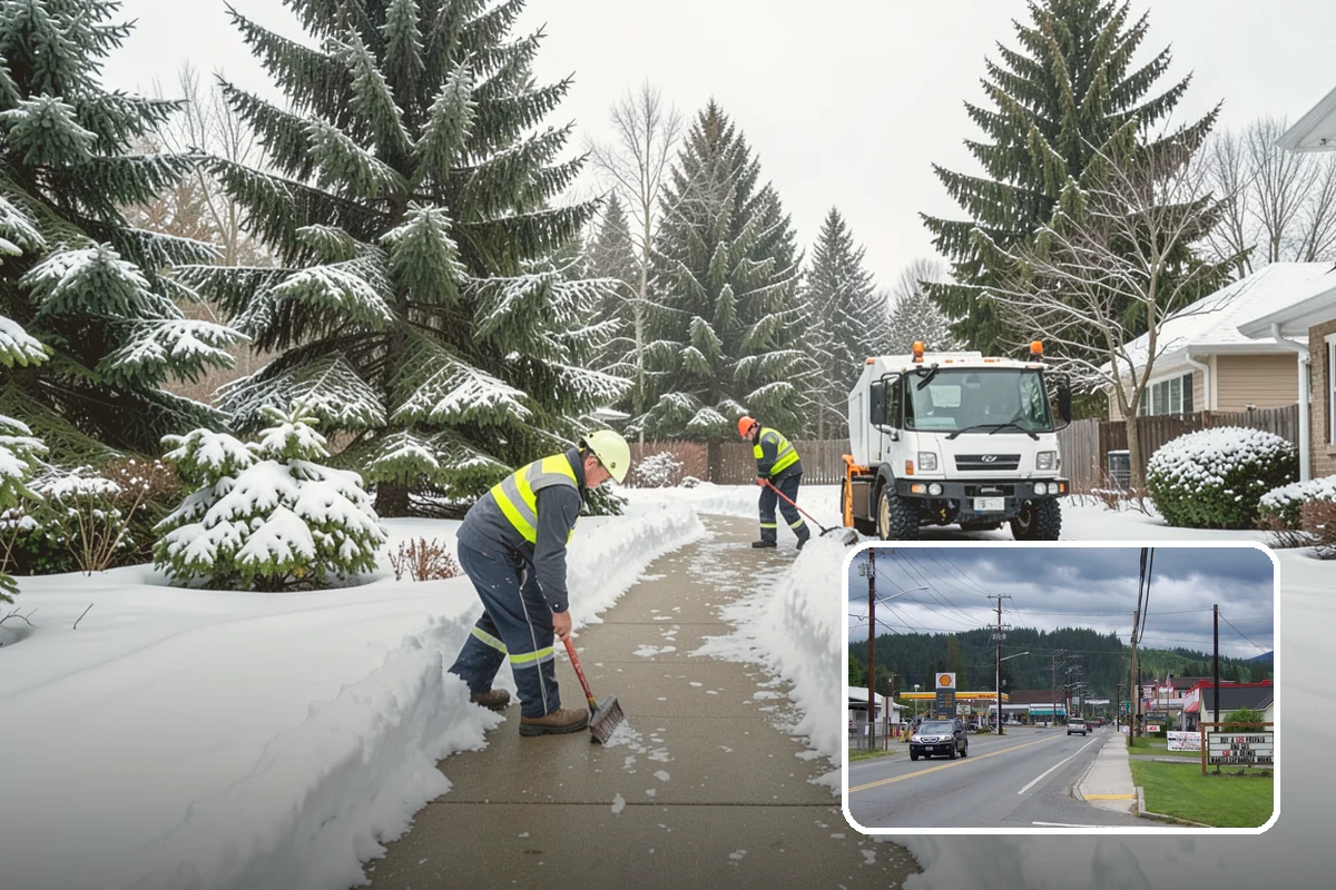 Entryway Clearing in Granite Falls, Snohomish County, WA - Keeps the doorway itself clear and safe to enter