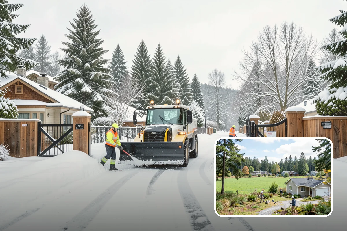 Entryway Clearing in Lyman, Skagit County, WA - Keeps the doorway itself clear and safe to enter