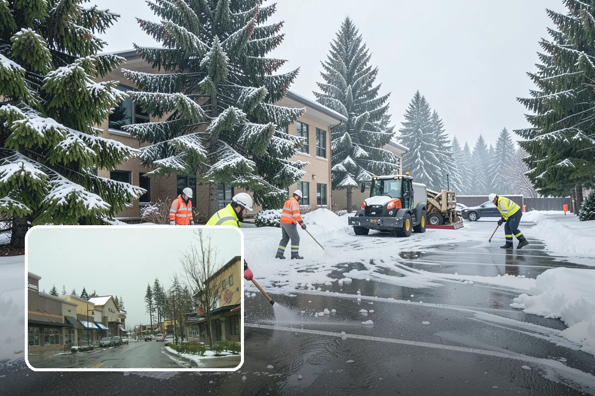 Entryway Clearing in Mill Creek, Snohomish County, WA - Keeps the doorway itself clear and safe to enter