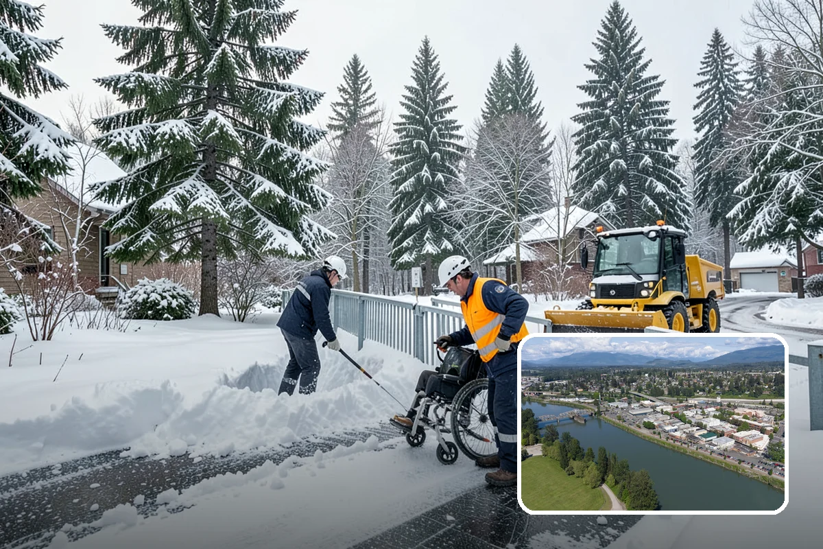Entryway Clearing in Mount Vernon, Skagit County, WA - Keeps the doorway itself clear and safe to enter