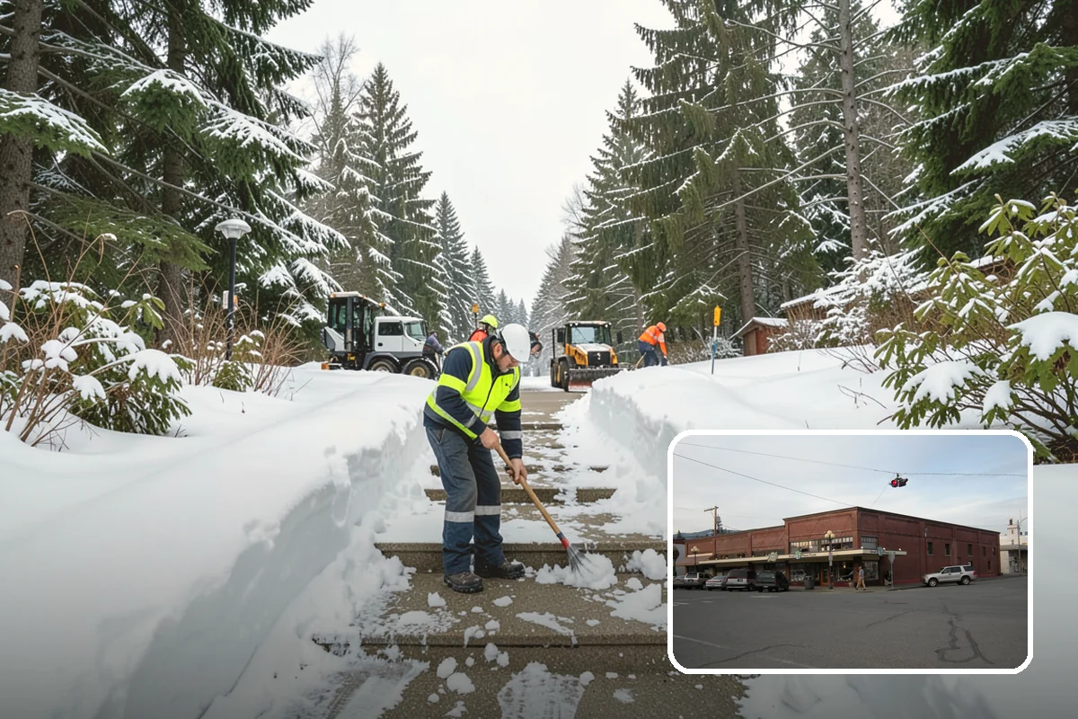 Entryway Clearing in Sedro-Woolley, Skagit County, WA - Keeps the doorway itself clear and safe to enter
