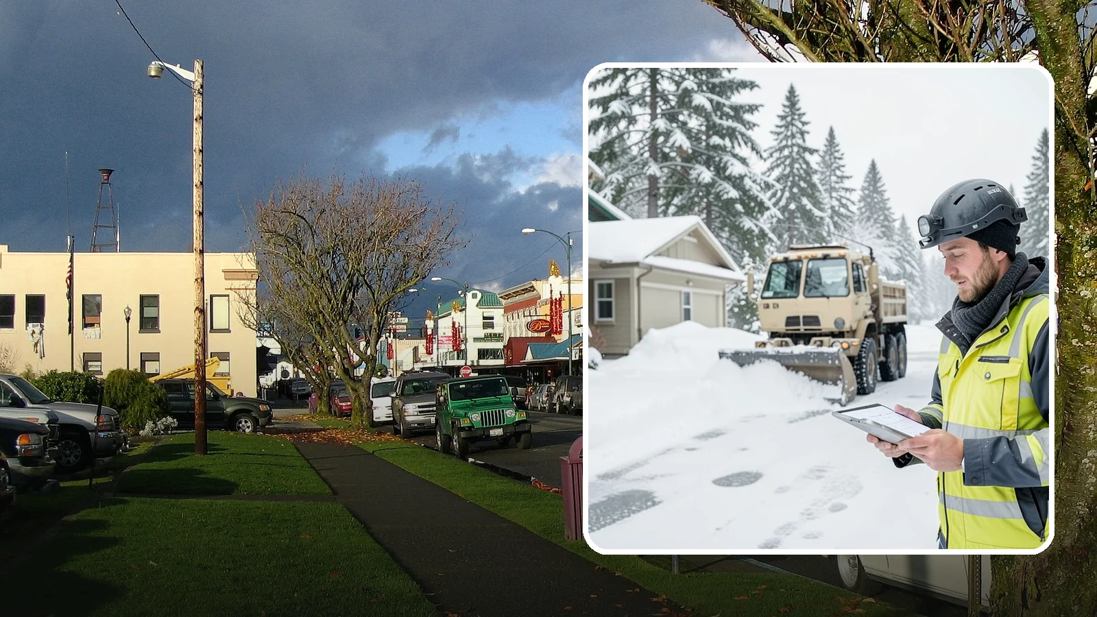 Event Snow Removal in Arlington, Snohomish County, WA - We clear parking, entrances, and walkways for weddings, conferences, and winter events across Western Washington so a sudden...