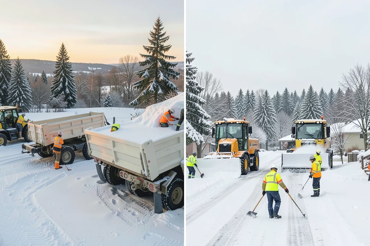 Event Snow Removal in Beaux Arts Village, King County, WA - Review your event date, arrival window, and venue layout