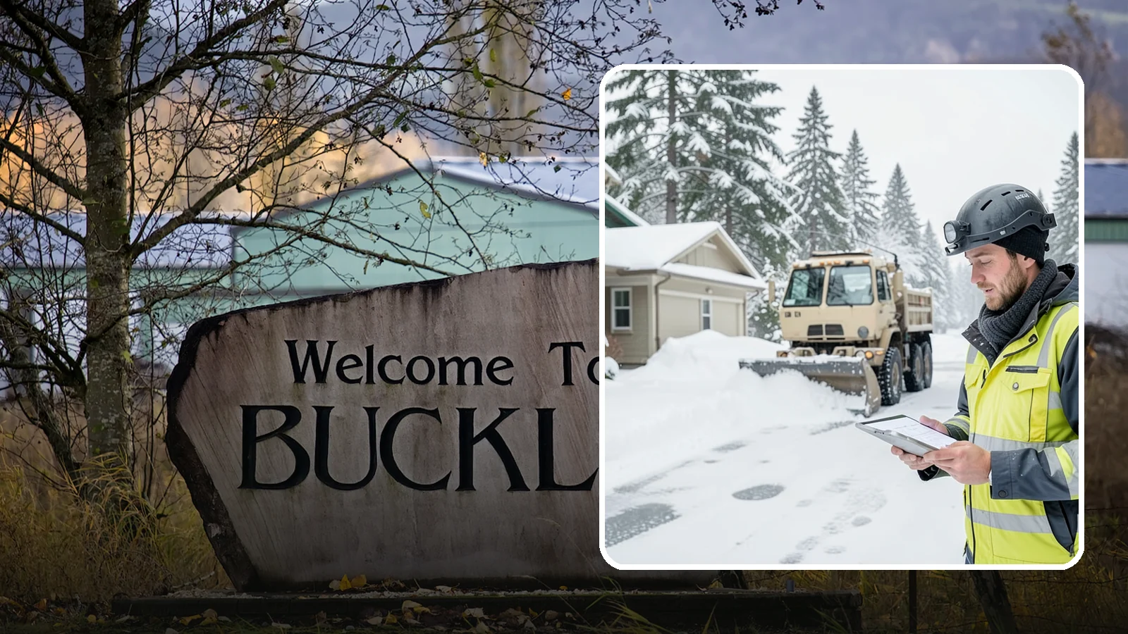 Event Snow Removal in Buckley, Pierce County, WA - We clear parking, entrances, and walkways for weddings, conferences, and winter events across Western Washington so a sudden...