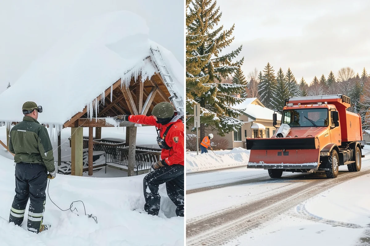 Event Snow Removal in Buckley, Pierce County, WA - Review your event date, arrival window, and venue layout