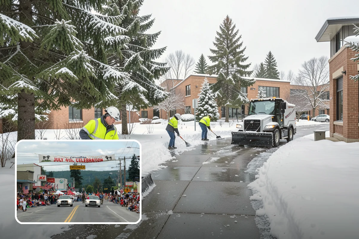 Event Snow Removal in Carnation, King County, WA - Timed clearing that matches your event schedule instead of a generic route