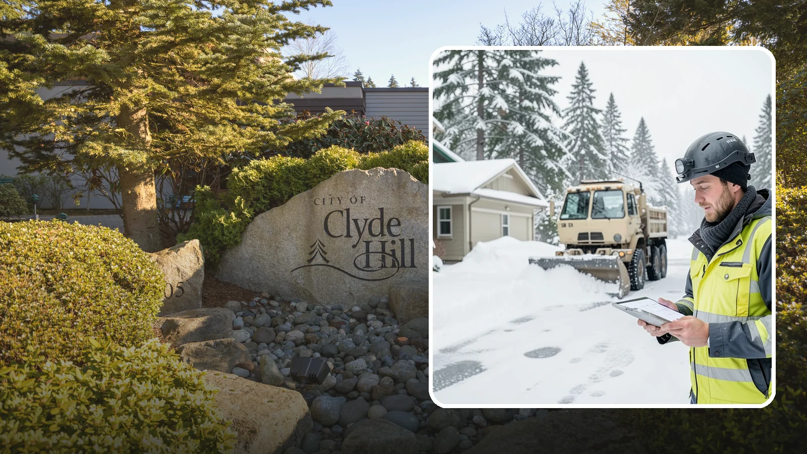 Event Snow Removal in Clyde Hill, King County, WA - We clear parking, entrances, and walkways for weddings, conferences, and winter events across Western Washington so a sudden...