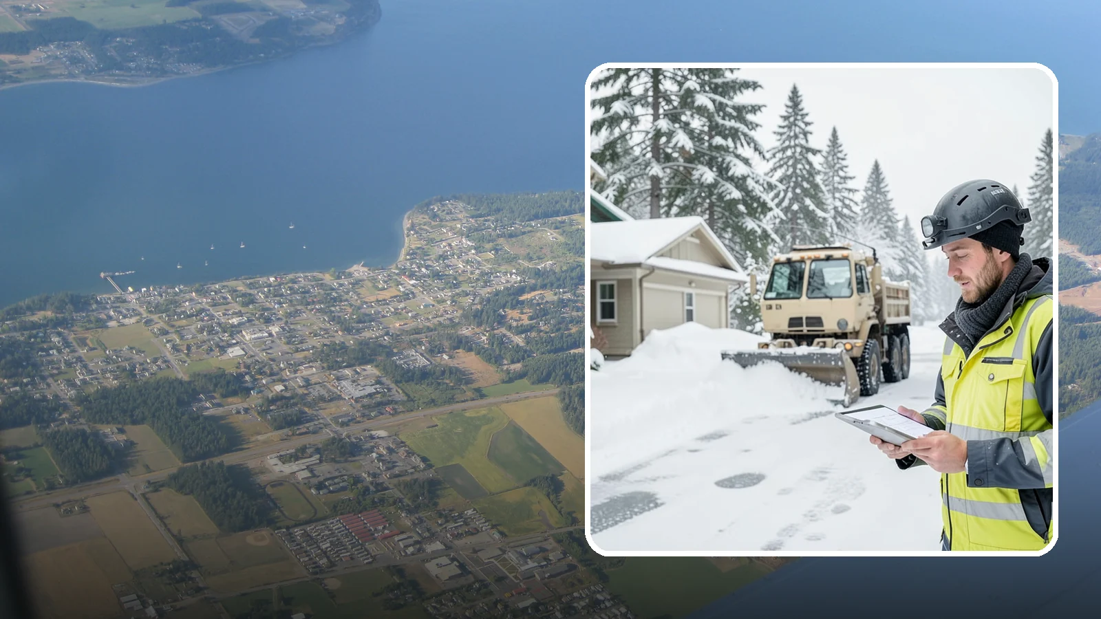 Event Snow Removal in Coupeville, Island County, WA - We clear parking, entrances, and walkways for weddings, conferences, and winter events across Western Washington so a sudden...