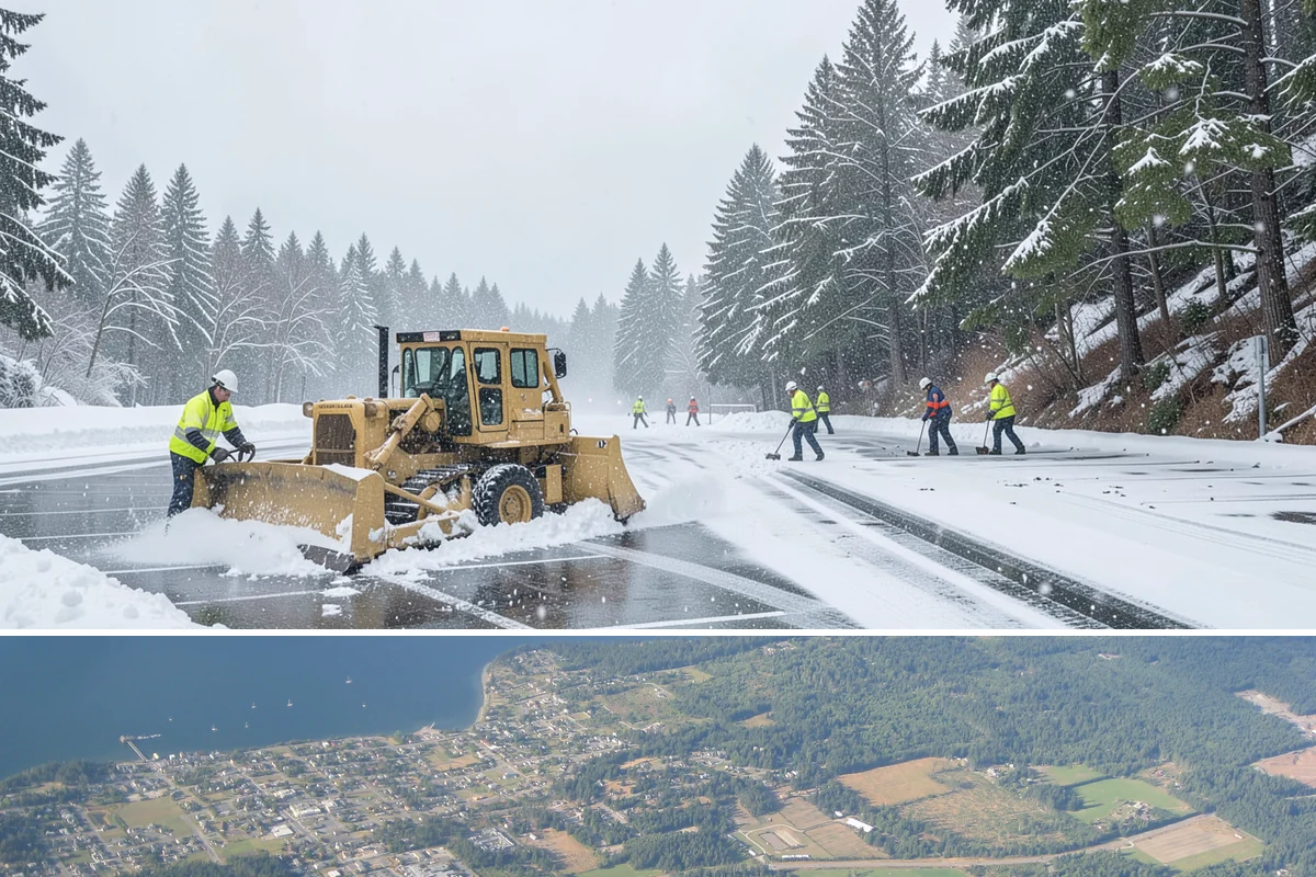Event Snow Removal in Coupeville, Island County, WA - Schedule event coverage as soon as your date is set so crews can be reserved for that exact window during the...