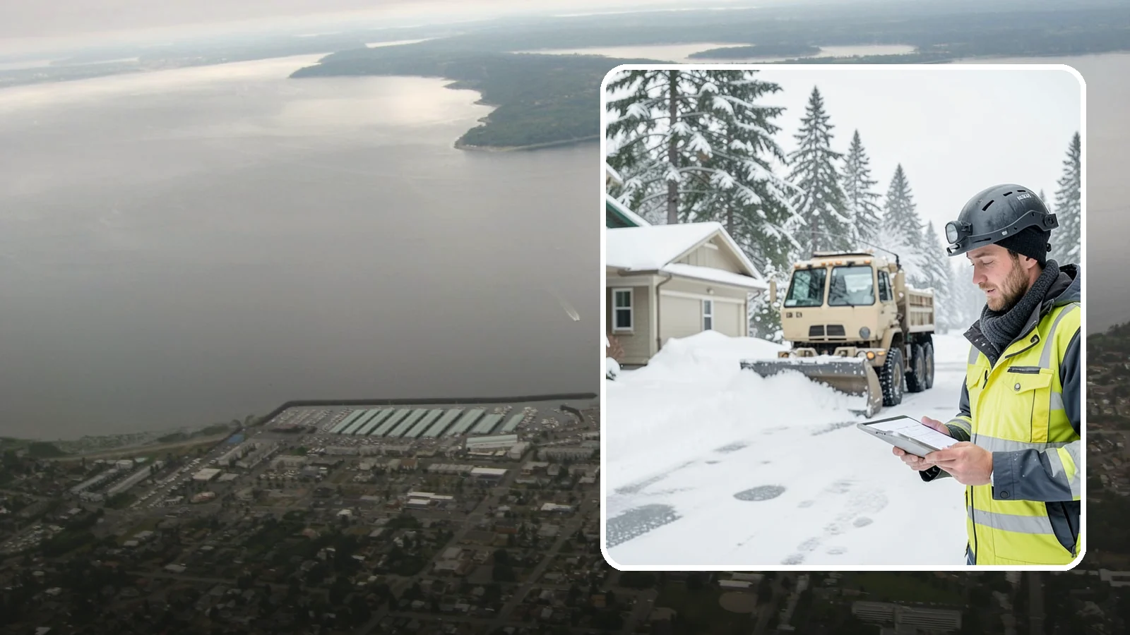 Event Snow Removal in Des Moines, King County, WA - We clear parking, entrances, and walkways for weddings, conferences, and winter events across Western Washington so a sudden...