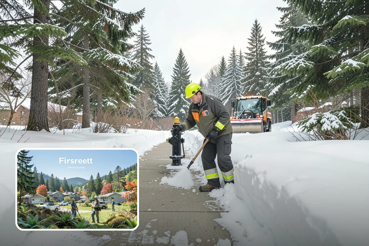 Event Snow Removal in Fircrest, Pierce County, WA - Timed clearing that matches your event schedule instead of a generic route