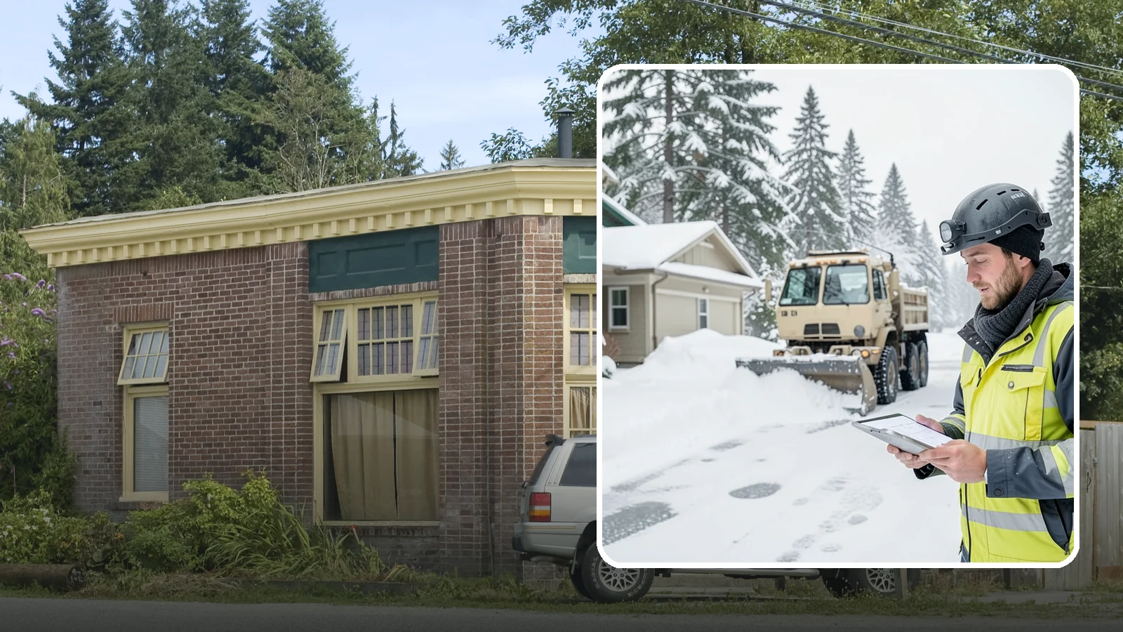 Event Snow Removal in Hamilton, Skagit County, WA - We clear parking, entrances, and walkways for weddings, conferences, and winter events across Western Washington so a sudden...