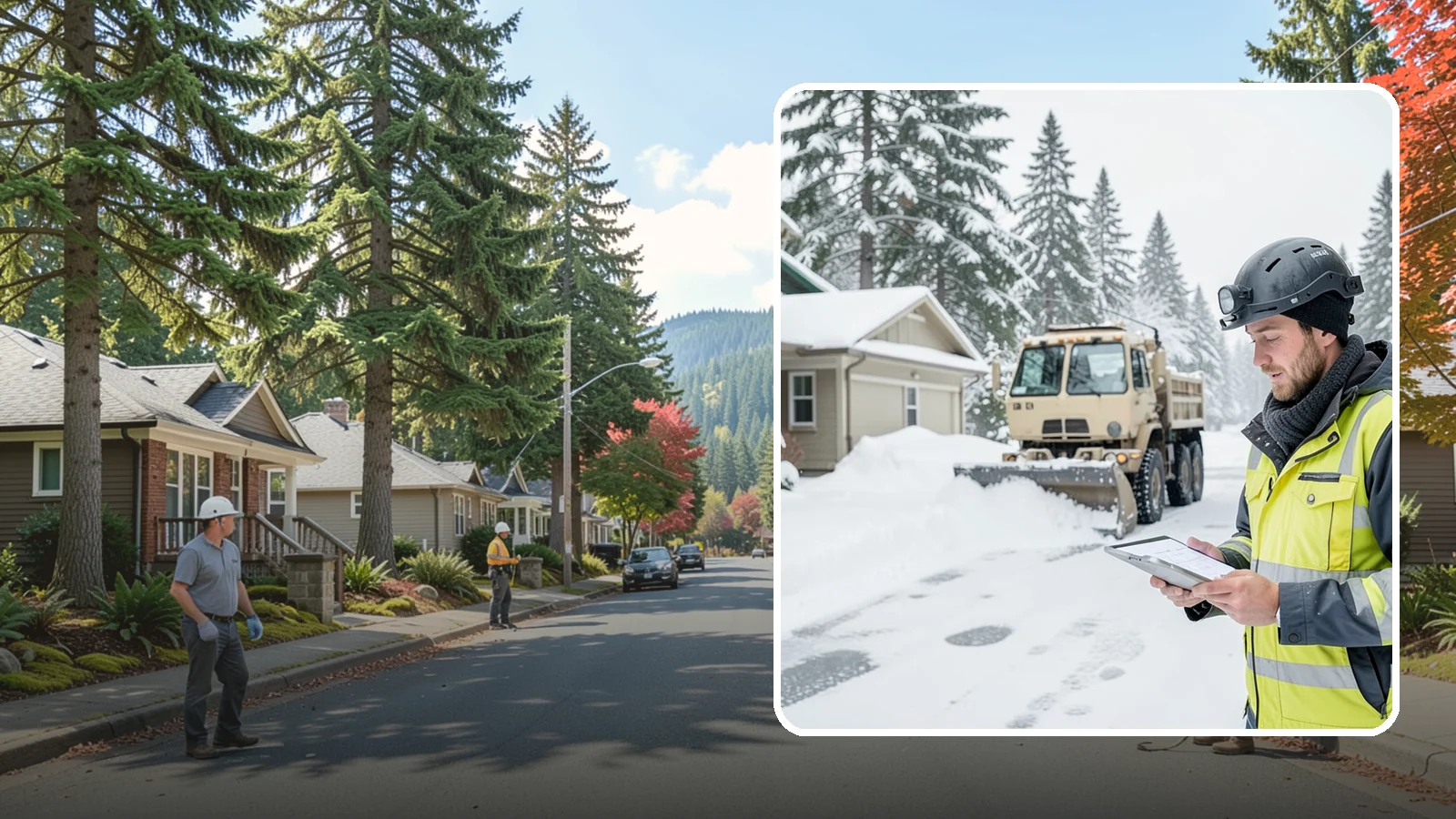 Event Snow Removal in Hunts Point, King County, WA - We clear parking, entrances, and walkways for weddings, conferences, and winter events across Western Washington so a sudden...