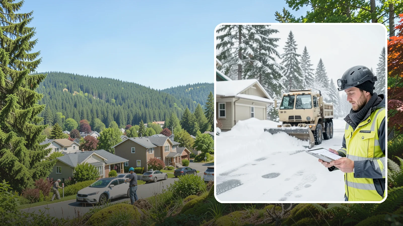 Event Snow Removal in Index, Snohomish County, WA - We clear parking, entrances, and walkways for weddings, conferences, and winter events across Western Washington so a sudden...