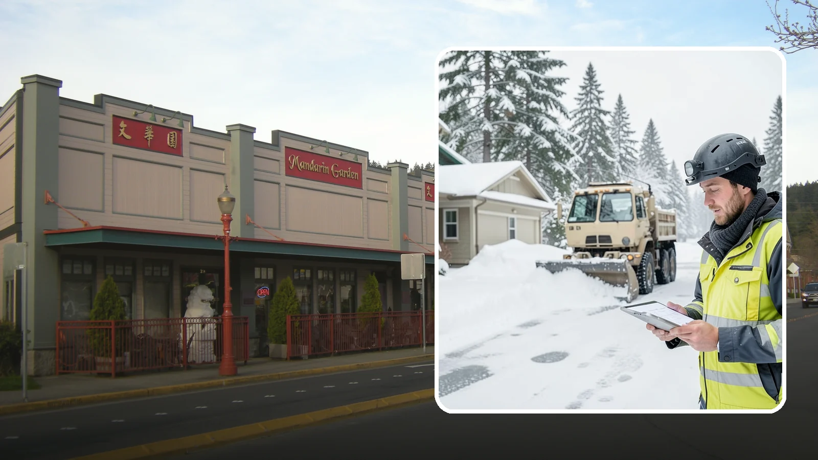 Event Snow Removal in Issaquah, King County, WA - We clear parking, entrances, and walkways for weddings, conferences, and winter events across Western Washington so a sudden...