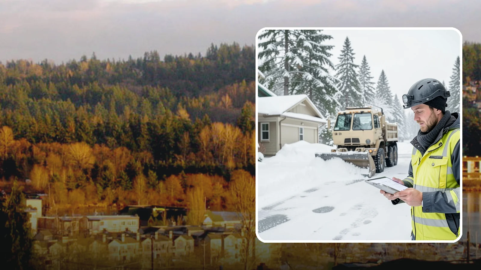 Event Snow Removal in Kenmore, King County, WA - We clear parking, entrances, and walkways for weddings, conferences, and winter events across Western Washington so a sudden...