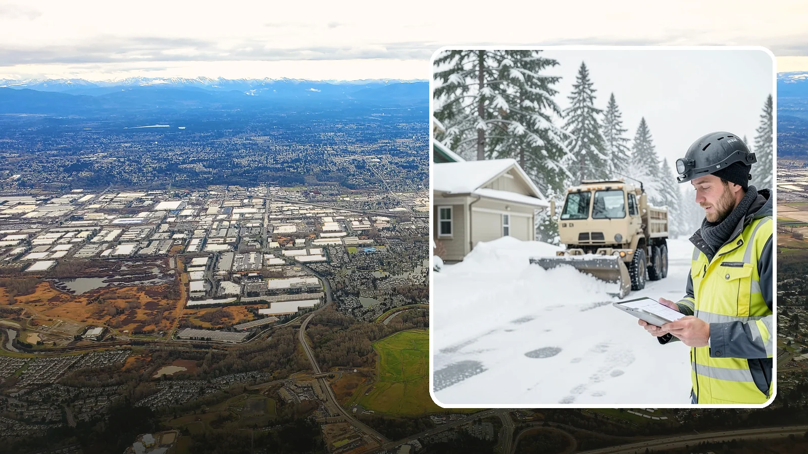 Event Snow Removal in Kent, King County, WA - We clear parking, entrances, and walkways for weddings, conferences, and winter events across Western Washington so a sudden...