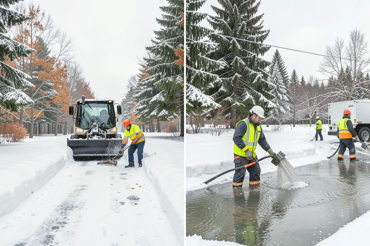 Event Snow Removal in La Conner, Skagit County, WA - Review your event date, arrival window, and venue layout