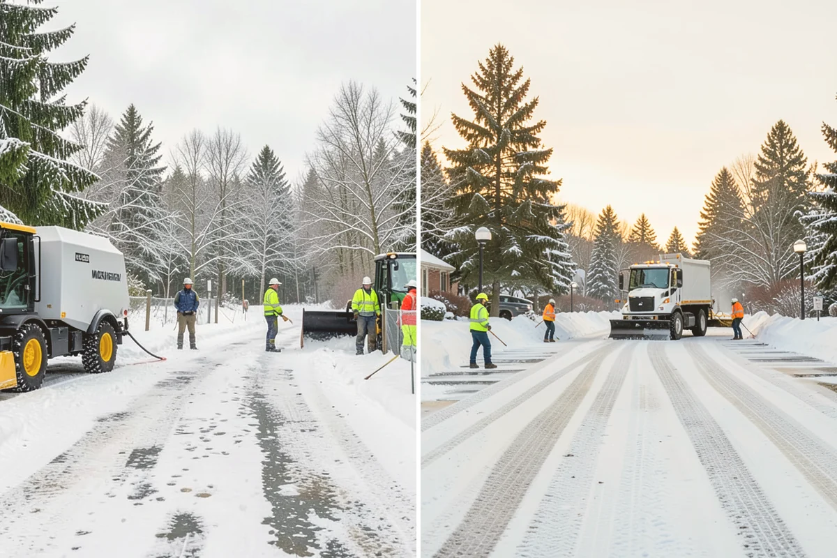 Event Snow Removal in Langley, Island County, WA - Review your event date, arrival window, and venue layout