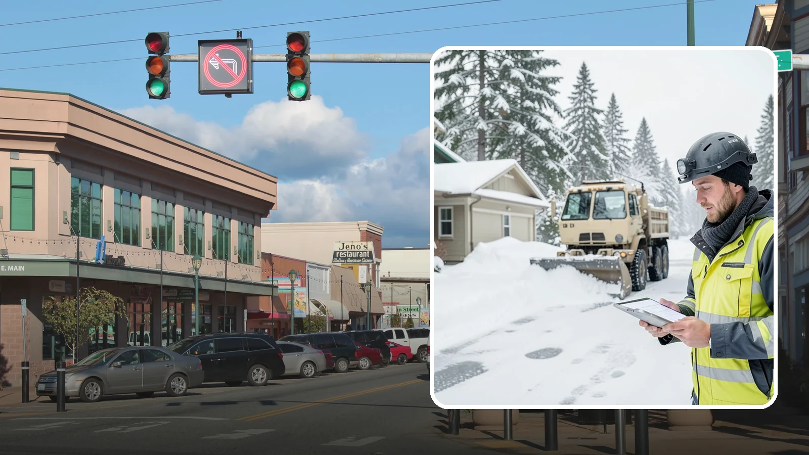 Event Snow Removal in Monroe, Snohomish County, WA - We clear parking, entrances, and walkways for weddings, conferences, and winter events across Western Washington so a sudden...