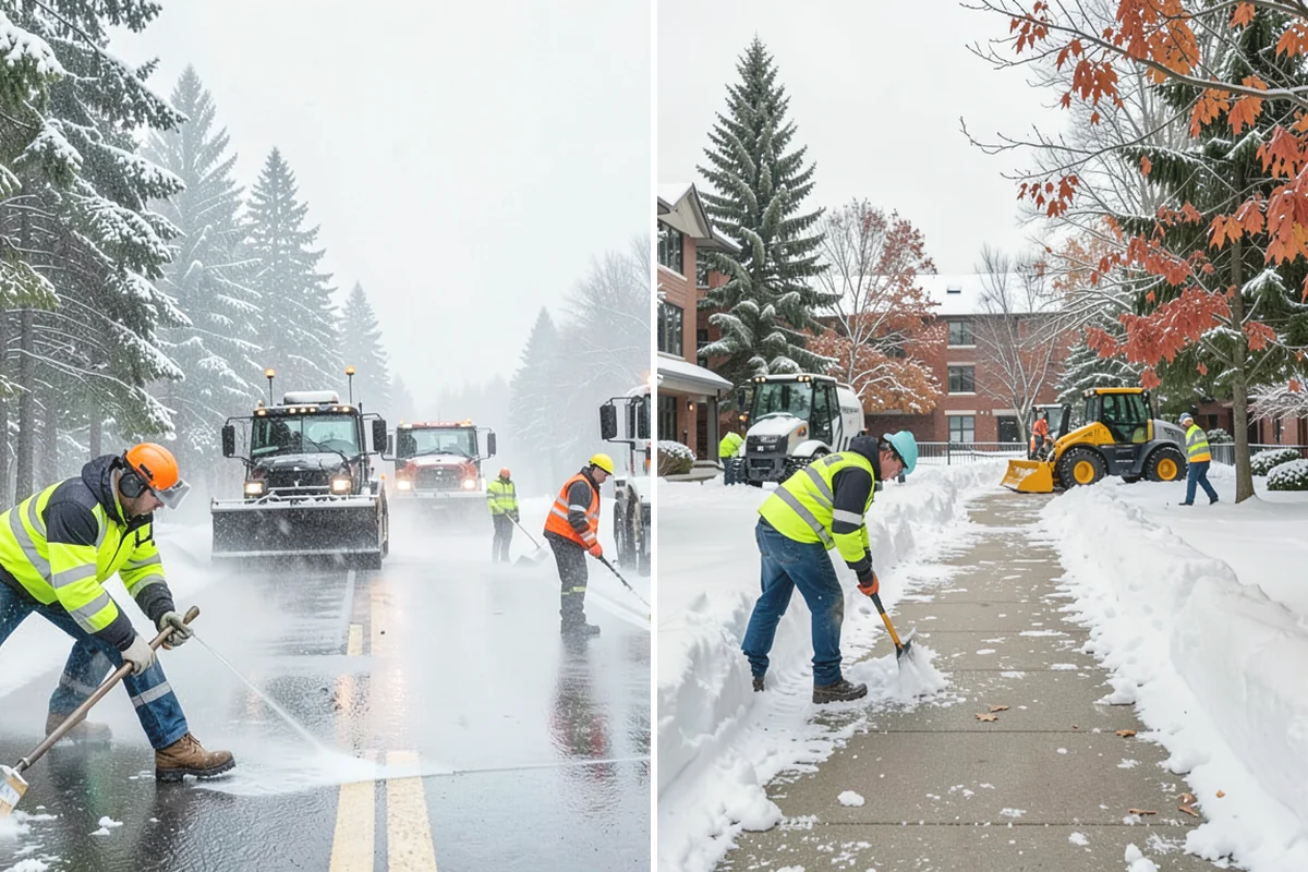 Event Snow Removal in Monroe, Snohomish County, WA - Review your event date, arrival window, and venue layout