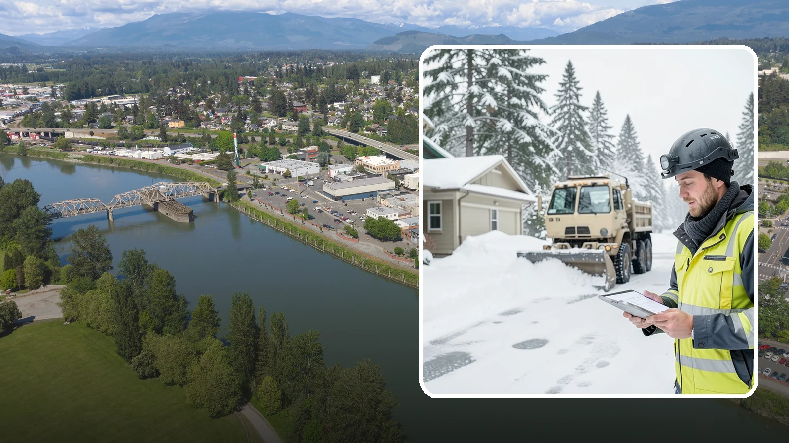 Event Snow Removal in Mount Vernon, Skagit County, WA - We clear parking, entrances, and walkways for weddings, conferences, and winter events across Western Washington so a sudden...